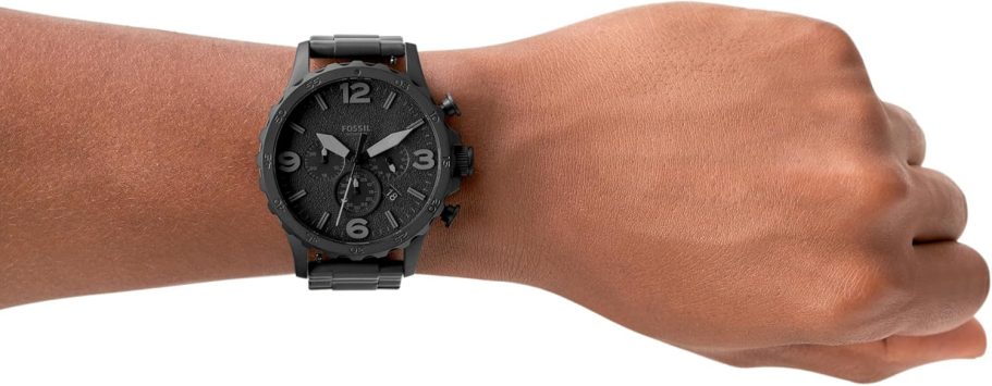 Men's Nate Quartz Stainless Steel Chronograph Watch - Image 4