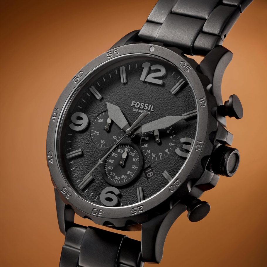 Men's Nate Quartz Stainless Steel Chronograph Watch - Image 6